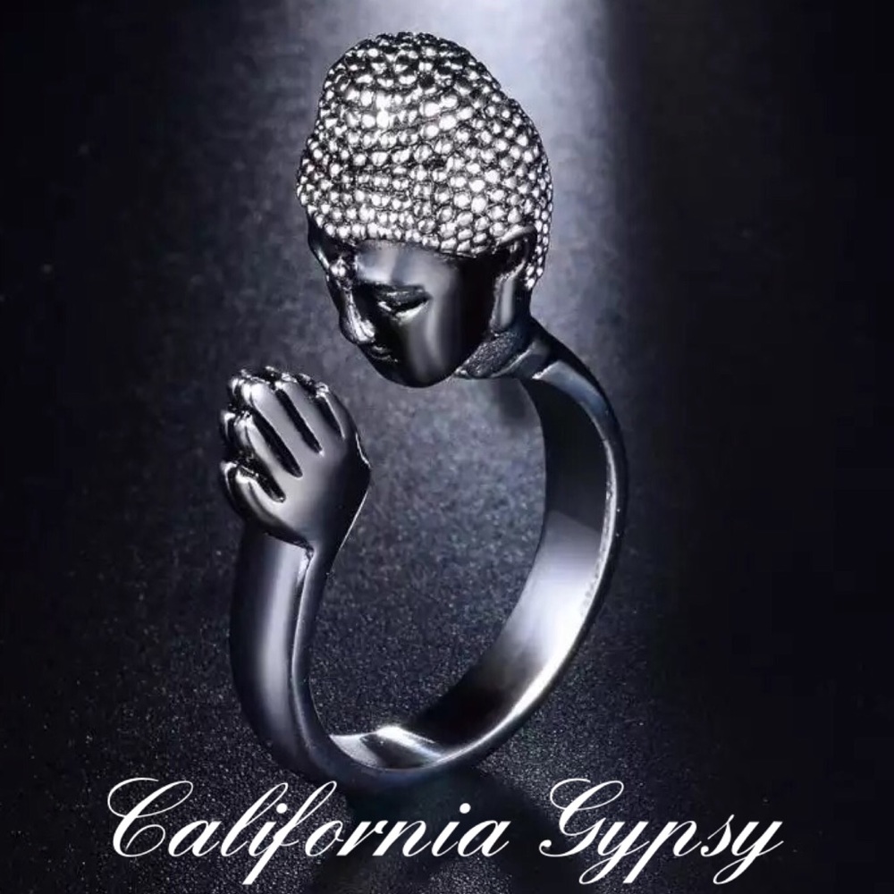 Buddha Ethnic Boho gypsy peace ring - Picture 2 of 5